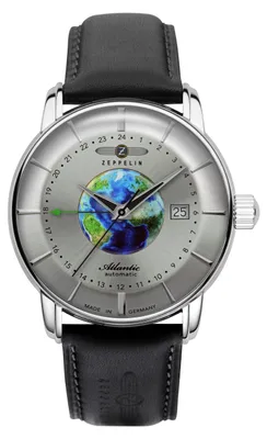 Immagine prodotto di Zeppelin 8468-1 GMT Atlantic automatico da uomo nero/argento