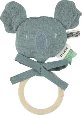 Obrázok produktu pre Trixie hryzátko Koala - drevená detská hračka Bliss Petrol z organickej bavlny