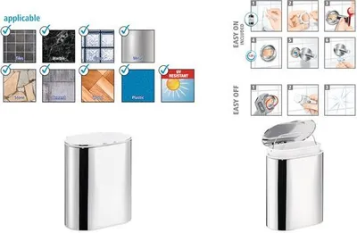 Produktbild von Tesa Elegaant Kosmetikabfalleimer