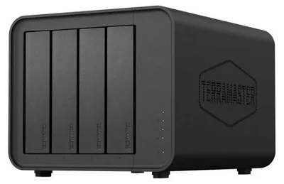 Produktbild von TerraMaster D4-320, 1,9 kg, Desktop, Schwarz