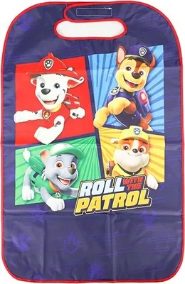 Image de Protection siège arrière Paw Patrol garçons - Protège le siège de la voiture