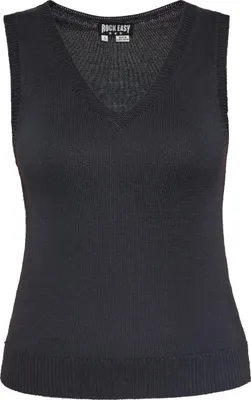 Produktbild von ROCKEASY damen pullunder - schwarz, M