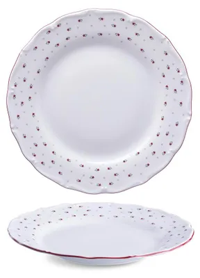 Produktbild von Flacher Teller, tschechisches Porzellan, Verona, 25 cm, Franceska, G. Benedikt