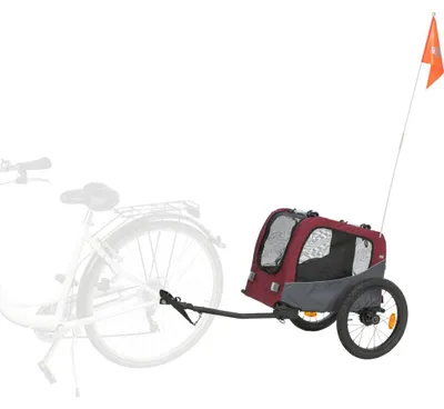 Produktbild von TRIXIE Fahrradanhänger für Hunde - 56 × 64 × 61/125 cm