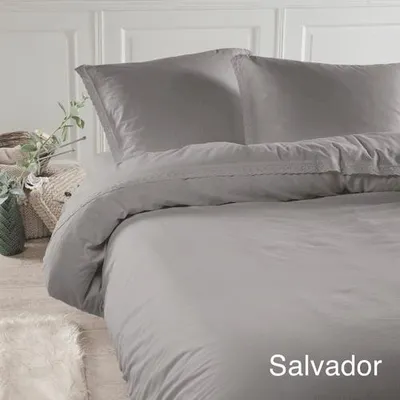 Productafbeelding van Papillon Salvador dekbedovertrek - Taupe 140x200/220cm