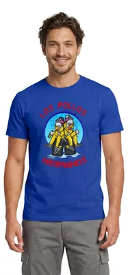 Produktbild von Spreadshirt Breaking Bad Los Pollos Hermanos White Pinkman Männer T-Shirt, 5XL, Dunkelblau