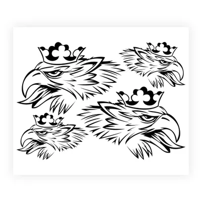 Produktbild von Sticker Maxi Grifone LKW-Aufkleber, schwarz, 50 x 35 cm