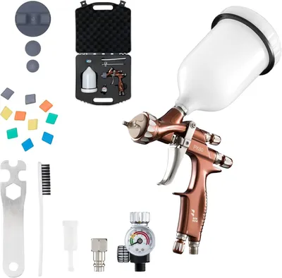 Produktbild von BENBOW Lackierpistole PK80 1,4 mm mit Manometer, Koffer und Zubehör