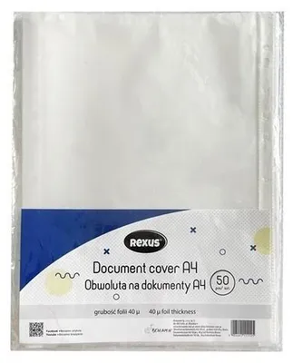 Image de Pochettes pour documents A4, 50 pièces