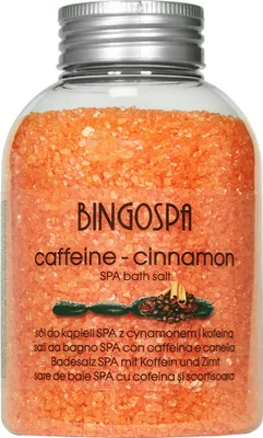 Produktbild von BingoSpa Antycellulitowa sól do kąpieli Kofeina i Cynamon, 600 g