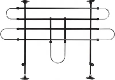 Produktbild von Karlie Autoschutzgitter - Autozubehör - Metall/Eisen - Schwarz/Silber - 90-140x65-110 cm