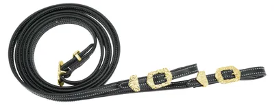 Produktbild von Kieffer Zügel Isabella, Farbe:schwarz/messing-, Größe:Vollblut