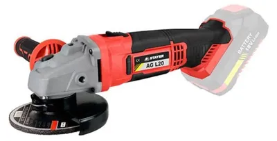 Produktbild von Winkelschleifer, kabellos, AG L20, Ø 125 mm, 18 V, 5Ah, 2 Li-Ion Batterien, (Ladegerät + Tasche), STAYER