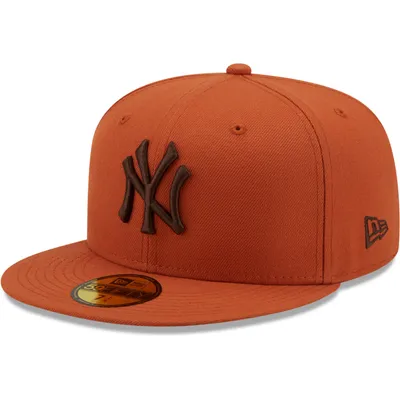 Produktbild von New Era 59Fifty Fitted Cap - New York Yankees rust - 7 1/8