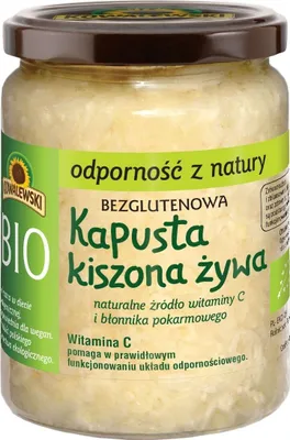Produktbild von LEBENDER, UNPASTEURISIERTER, GLUTENFREIERSAUERKOHL 400 g - KOWALEWSKI