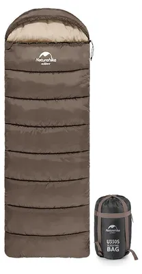 Image de Naturehike ENVELOPE STYLE Sac de couchage avec capuche U250 (gris)