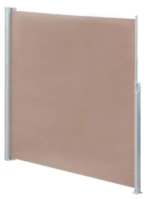 Obrázek produktu pro Boční markýza 180x300cm Hnědá markýza Terasová roleta Výsuvná