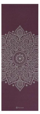 Produktbild von Gaiam - Yogamatte, Zweiseitig, Sonnenuhr Blumen PP8072 (Einheitsgröße) (Pflaume)