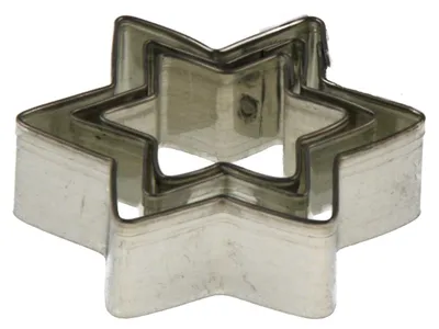 Produktbild von LARES Terrassen Ausstechformen Stern mit 6 Zacken 3er Set - Größe ca. 3,5-6cm - 1038