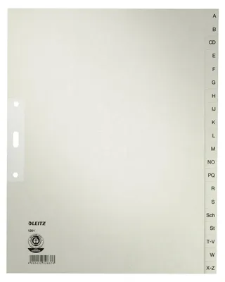 Produktbild von Leitz Register A-Z, Papier