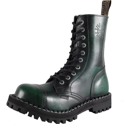 Produktbild von Steel - Rub Off - 10-Loch Boots grün