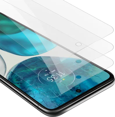 Immagine prodotto di Cadorabo 3x protezione schermo blindata per Motorola MOTO G52 4G / G82 5G in vetro temperato trasparente