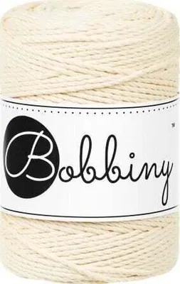 Zdjęcie produktu dla Bobbiny 3PLY Macramé Rope 1,5 mm 100 m Butter Yellow Sznurek