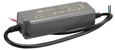 Produktbild von MEANWELL PWM-60-24, Installationsnetzteil, IP67 60W 24V 2,5A PWM