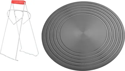 Zdjęcie produktu dla Dyfuzor bez poślizgu do płyt gazowych z fabrycznym podnośnikiem płyta grzewcza ze stopu aluminium do gotowania 28 cm/5,9 cala