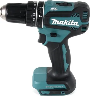 Produktbild von Makita DLX2334J, Cordless angle grinder, Kabelloser Schlagbohrschrauber, Schwarz, Grün, 50 Nm, 500 RPM, 1900 RPM, 1,5 mm