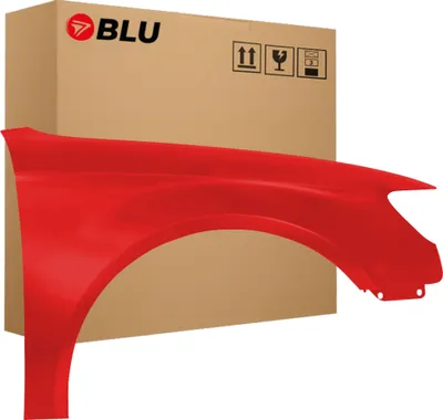 Immagine prodotto di BLU Parafango compatibile con Audi A3 8V III-generation Hatchback Sportback LY3J Destra Rot BrillantRot | 2012-2020 | Anteriore | Verniciato | Pronto per il montaggio | Acciaio