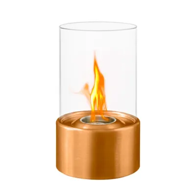 Produktbild von Zylindrischer Bioethanol-Kamin für Innen- und Außenbereich Marsiglia - Bronze