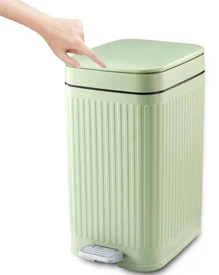 Immagine prodotto di Contenitore per rifiuti con coperchio, 8 litri, a tenuta di odori, stretto, di colore verde