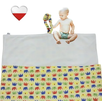 Imagen del producto de NappiMe: Cambiador reutilizable, diseño de elefantes de colores