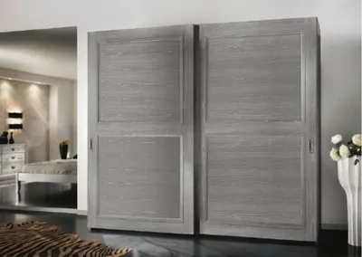 Produktbild von Kleiderschrank Schrank mit Schiebetüren Schränke Holz Modern Möbel Einrichtung