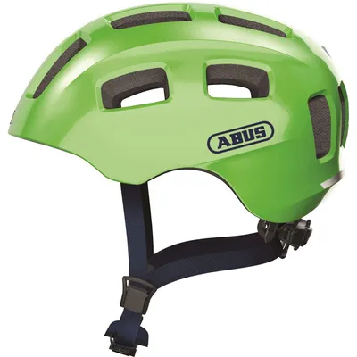 Zdjęcie produktu dla Abus YOUN-I 2.0 dziecięcy kask rowerowy z lampką dla dzieci 52-57 cm zielony