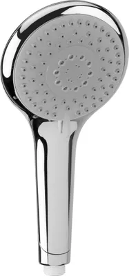 Produktbild von Handbrause chrom 5 Strahlarten 120 mm Kopfdurchmesser mit Antikalk-Funktion und Wasserspareinsatz