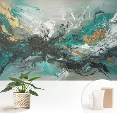 Obrázek produktu pro Samolepicí fototapeta – 152 x 104 cm – tapeta – nástěnná tapeta – nástěnné malby – samolepicí fólie – dekorační fólie – tapetová fólie – stěna – dekorace – obývací pokoj – umělecký vír