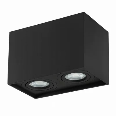 Obrázek produktu pro Halogenové stropní bodové svítidlo GU10 LED Pohyblivá spotová lampa Černá