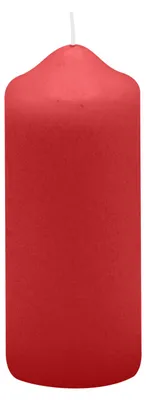 Produktbild von Spitzkopf Stumpen Kerzen Rot 10 x Ø 4 cm, 12 Stück