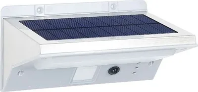 Immagine prodotto di Faretto solare da esterno, 21 LED, 330 Lm, testa orientabile a 120°, sensore di movimento, impermeabile