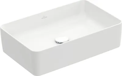 Produktbild von Villeroy & Boch Collaro Aufsatzwaschbecken, rechteck, ohne Hahnloch, ohne Überlauf, 560x360mm, 4A205601
