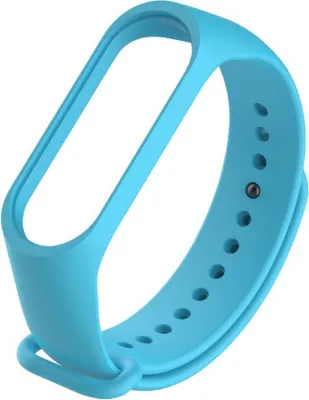 Produktbild von BStrap Silicone Armband für Xiaomi Mi Band 3/4, blue