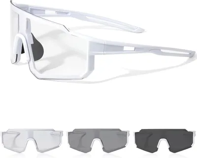 Image de Lunettes de soleil pour vélo, verres photochromiques, protection UV400, pour le cyclisme