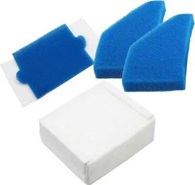Produktbild von 2x FILTER-SET komplett (10-teilig) für Pet & Family, Allergy & Family,Thomas Aqua+ Staubsauger alternativ wie Thomas Filterset 99(Teile-Nr. 787241)