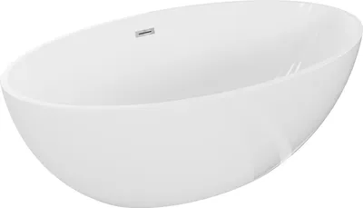 Obrázok produktu pre Mexen Nike voľne stojaca vaňa 175 x 100 cm, biela, chrómový prepad - 54071751000-01