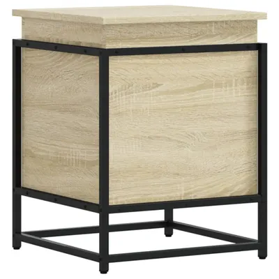 Produktbild von Aufbewahrungsbox mit Deckel Sonoma 40x40x51,5 cm Holzwerkstoff