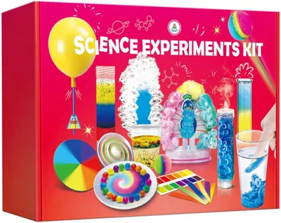 Productafbeelding van Wetenschap Experimenten Set, 40+ Experimenten, Creatieve Chemische Bouwdoos, Educatief Speelgoed, voor Thuis