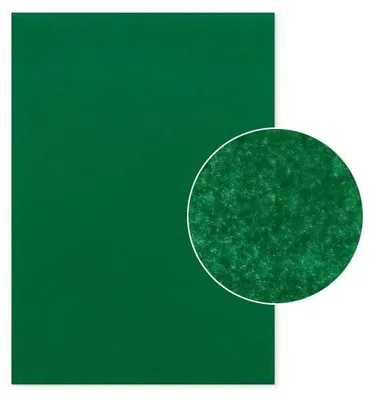 Produktbild von Plottermarie Plotterfolie Premium Flockfolie mit samtiger Oberfläche – Plotterfolie für Textildruck, T-Shirts, Baumwolle, Polyester & Mischgewebe A4 - 400 Green