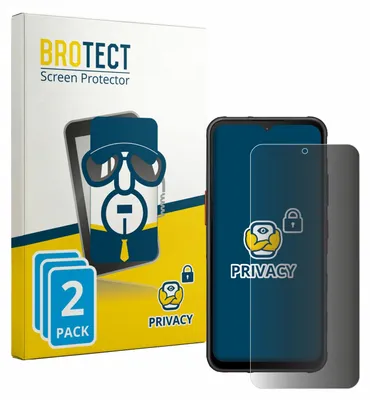 Produktbild von 2x BROTECT Sichtschutzfolie für Samsung Galaxy XCover 7 / 7 Pro Anti-Spy Privacy Sichtschutz Blickschutz Folie Blaulicht-Schutz